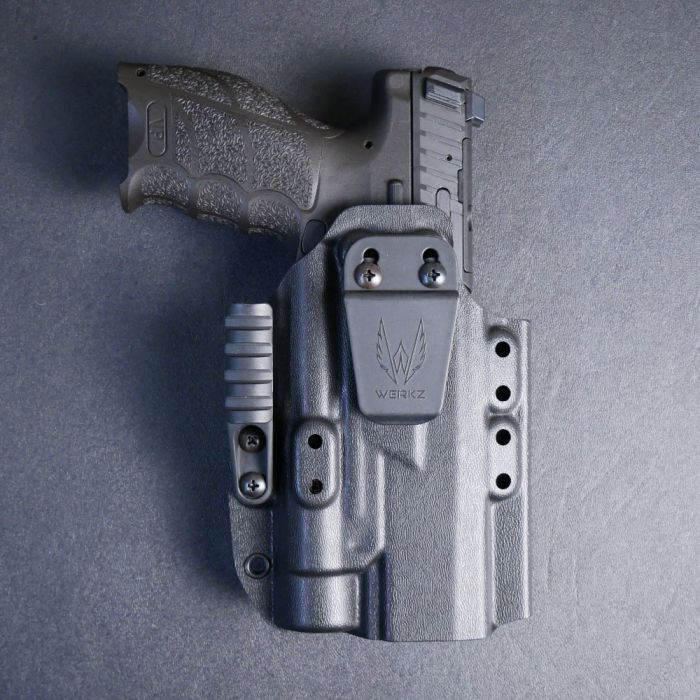Werkz M6 Outlier IWB Holster for  Most Modern Pistols (Thumb Rest) with Streamlight TLR-1 / TLR-1S / TLR-1HL