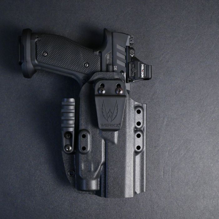 Werkz M6 Outlier IWB Holster for  Most Modern Pistols with Holosun P.ID Plus