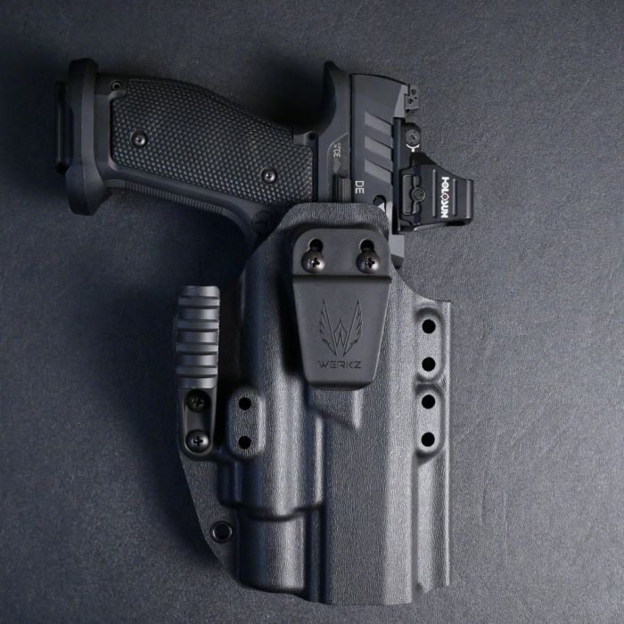 Werkz M6 Outlier IWB Holster for  Most Modern Pistols with Olight Select Full Size (Throw Lever)