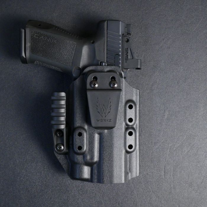 Werkz M6 IWB / AIWB Holster for Canik Most Canik TP9 and Mete series with Streamlight TLR-7 HL-X