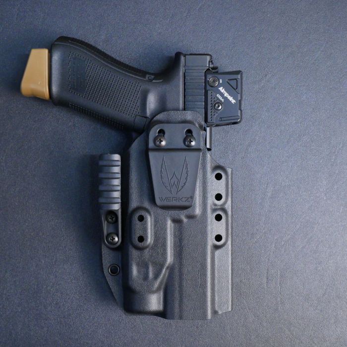 Werkz M6 IWB / AIWB Holster for Glock G17 (+More) with Holosun P.ID Plus