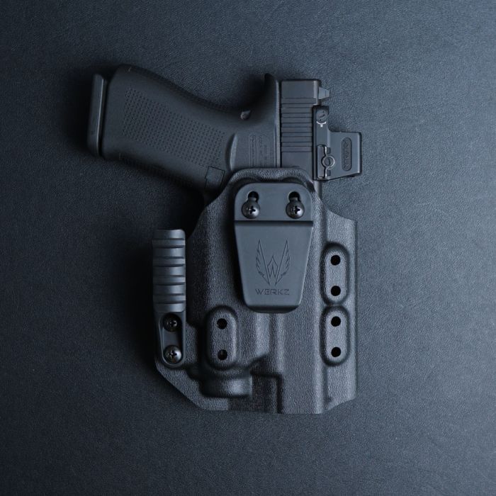 Werkz M6 IWB / AIWB Holster for Glock G43x MOS / G48 MOS / CR920 with Streamlight TLR-8 Sub for Glock