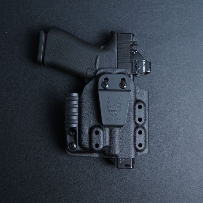 Werkz M6 IWB / AIWB Holster for Glock G43x MOS with Streamlight TLR-6 for Glock G43x MOS / G48 MOS