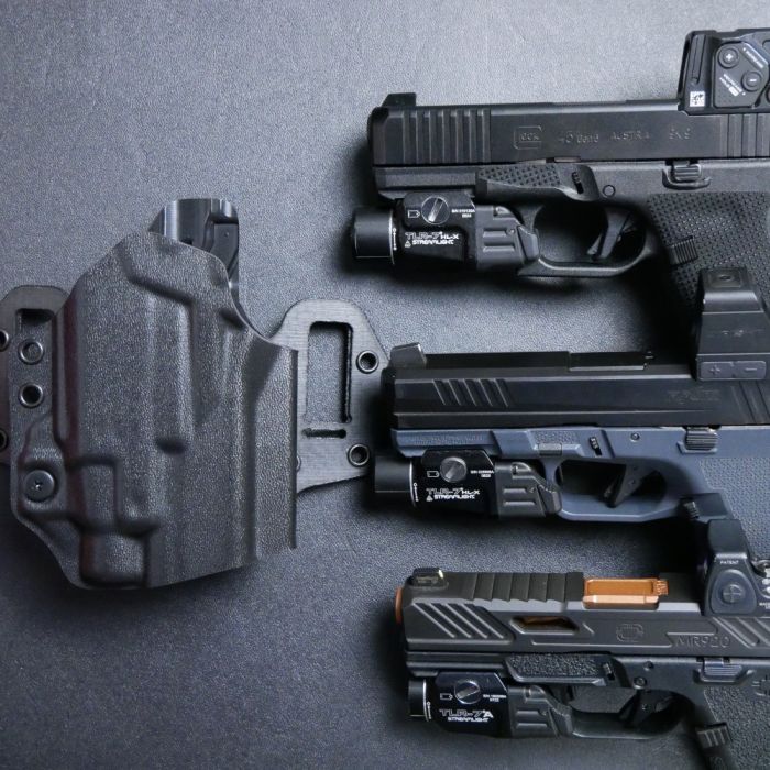 M7 OWB Holster for Glock 17 19 etc, Streamlight TLR-7 OWB