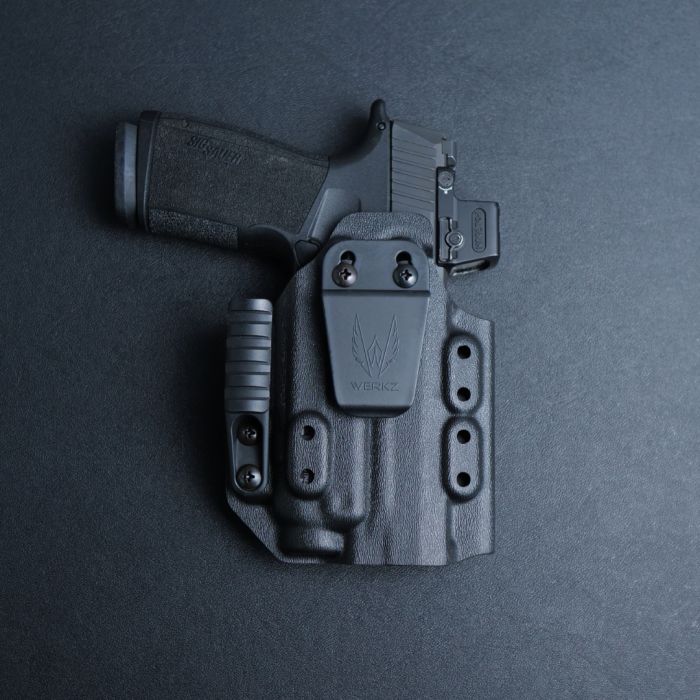 Werkz M6 IWB / AIWB Holster for Sig Sauer P365-xmacro with Streamlight TLR-7 / TLR-7A / TLR-7X, Right, Black