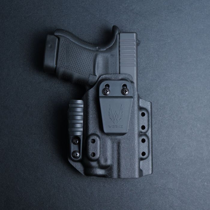 Werkz M6 IWB / AIWB Holster for Glock 29 / 30 with Streamlight TLR-7 / TLR-7A / TLR-7X, Right, Black