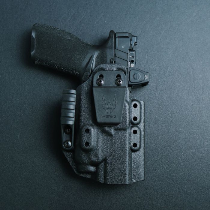 Werkz M6 IWB / AIWB Holster for Springfield Echelon with Streamlight TLR-7 / TLR-7A, Right, Black