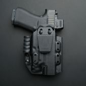 Werkz M6 IWB / AIWB Holster for Glock G43x MOS / G48 MOS / CR920 / Micro-Dagger with Streamlight TLR-7 Sub for Glock, Right, Black