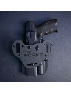 Werkz M7 Outlier OWB Holster for  Most Modern Pistols (Thumb Rest) with Surefire X300 / X300 Ultra / X300 Turbo