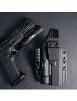 Werkz M6 Outlier IWB Holster for  Most Modern Pistols (Thumb Rest) with Olight Select Full Size (Screw)