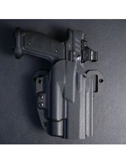 Werkz M7 Outlier OWB Holster for  Most Modern Pistols (Thumb Rest) with Olight Select Full Size (Throw Lever)