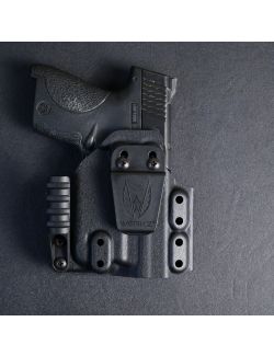 Werkz M6 IWB / AIWB Holster for Smith & Wesson M&P Shield, Shield PC, Shield Plus 9/40 with Streamlight TLR-6 for M&P Shield 9/40