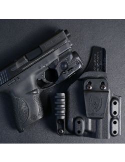 Werkz M6 IWB / AIWB Holster for Smith &amp; Wesson M&amp;P Shield, Shield PC, Shield Plus 9/40 with Streamlight TLR-6 for M&amp;P Shield 9/40
