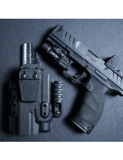 Werkz M6 IWB / AIWB Holster for Walther PDP with Streamlight TLR-7 HL-X, Left, Black