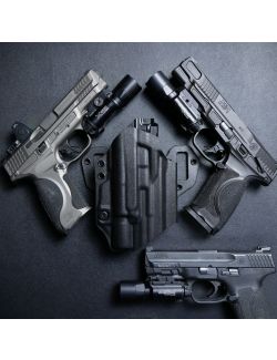 Werkz M7 OWB Holster for Smith &amp; Wesson M&amp;P 2.0 5 Inch / Pro with Surefire X300 / X300 Ultra / X300 Turbo