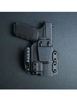 Werkz M6 IWB / AIWB Holster for Springfield Hellcat / Hellcat Pro with Olight PL-MINI 3 Valkyrie for Hellcat