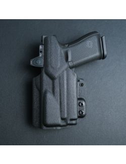Werkz M6 IWB / AIWB Holster for Glock G19 (+More) with Olight PL-MINI 3 Valkyrie for Glock Rail