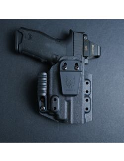 Werkz M6 IWB / AIWB Holster for Palmetto State Armory Dagger with Olight PL-MINI 3 Valkyrie for 1913