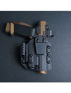 Werkz M6 IWB / AIWB Holster for Canik Most Canik TP9 and Mete series with Olight Baldr S or Mini