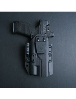 Werkz M6 IWB / AIWB Holster for Walther PDP Steel Frame with Modlite PL350 Compact