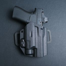 Holster Fits Glock 43X With TLR-7 Sub : Made In USA : Veteran Owned Company : Drengr FOLKVARÐR IWB Holster For Glock 43X With TLR7 Sub (Black, Right Hand) In | Whizz Gun Holsters