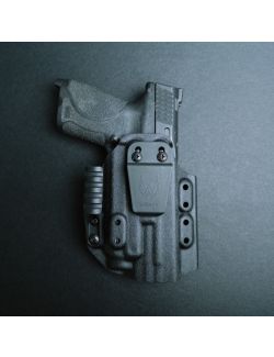 Werkz M6 IWB / AIWB Holster for Smith & Wesson M&P 2.0 Compact 9 with Streamlight TLR-7 / TLR-7A / TLR-7X, Right, Black
