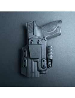 Werkz M6 IWB / AIWB Holster for Smith & Wesson M&P 2.0 Compact 9 with Streamlight TLR-7 / TLR-7A / TLR-7X, Left, Black