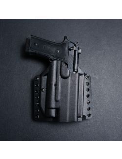 Werkz Origin Outlier Holster for  Most Modern Pistols with Streamlight TLR-1 / TLR-1S / TLR-1HL, Right, Black