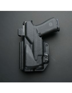 Werkz M6 IWB / AIWB Holster for Glock G43x MOS / G48 MOS / CR920 / Micro-Dagger with Streamlight TLR-7 Sub for Glock, Right, Black
