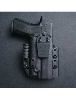 Werkz M6 IWB / AIWB Holster for Sig Sauer P320 Compact 9/40 (Open Muzzle) with Sig Sauer FOXTROT2, Right, Black