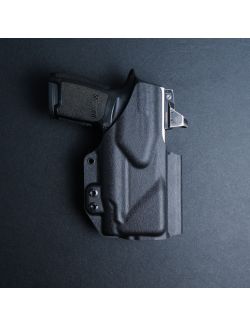 Werkz M6 IWB / AIWB Holster for Sig Sauer P320 Compact 9/40 (Open Muzzle) with Sig Sauer FOXTROT2, Left, Black