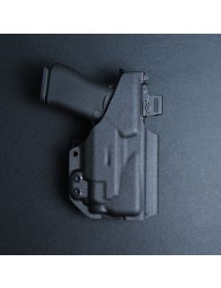 Werkz M6 IWB / AIWB Holster for Glock G43x MOS / G48 MOS / CR920 with Streamlight TLR-8 Sub for Glock, Left, Black
