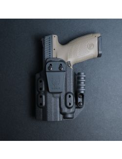 Werkz M6 IWB / AIWB Holster for CZ P-10C / P-10F with Streamlight TLR-7 / TLR-7A / TLR-7X, Left, Black