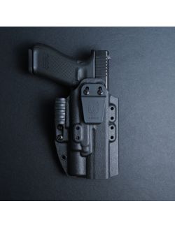 Werkz M6 IWB / AIWB Holster for Glock G17 (+More) with Surefire X300 / X300 Ultra / X300 Turbo, Right, Black
