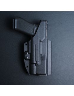 Werkz M6 IWB / AIWB Holster for Glock G17 (+More) with Surefire X300 / X300 Ultra / X300 Turbo, Left, Black