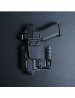 Werkz M6 IWB / AIWB Holster for Glock G43x MOS with Streamlight TLR-6 for Glock G43x MOS / G48 MOS, Left, Black
