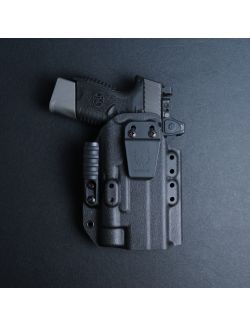 Werkz M6 Outlier Holster for  Most Modern Pistols with Streamlight TLR-1 / TLR-1S / TLR-1HL, Right, Black