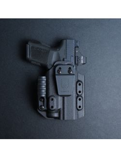 Werkz M6 IWB / AIWB Holster for Canik Mete MC9 with Streamlight TLR-7 Sub for 1913, Right, Black