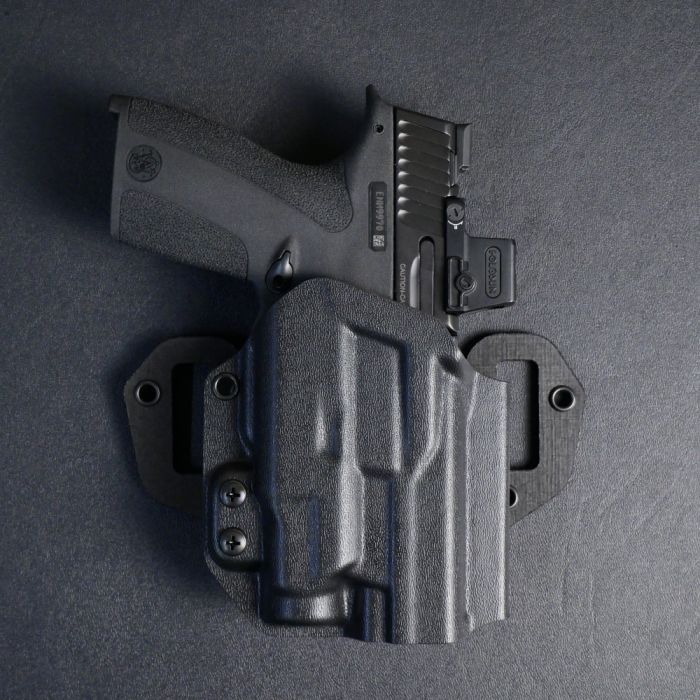 OWB Paddle Holster For S&W M&P Shield X - Kydex Outside Waistband Holster With Optic Cut