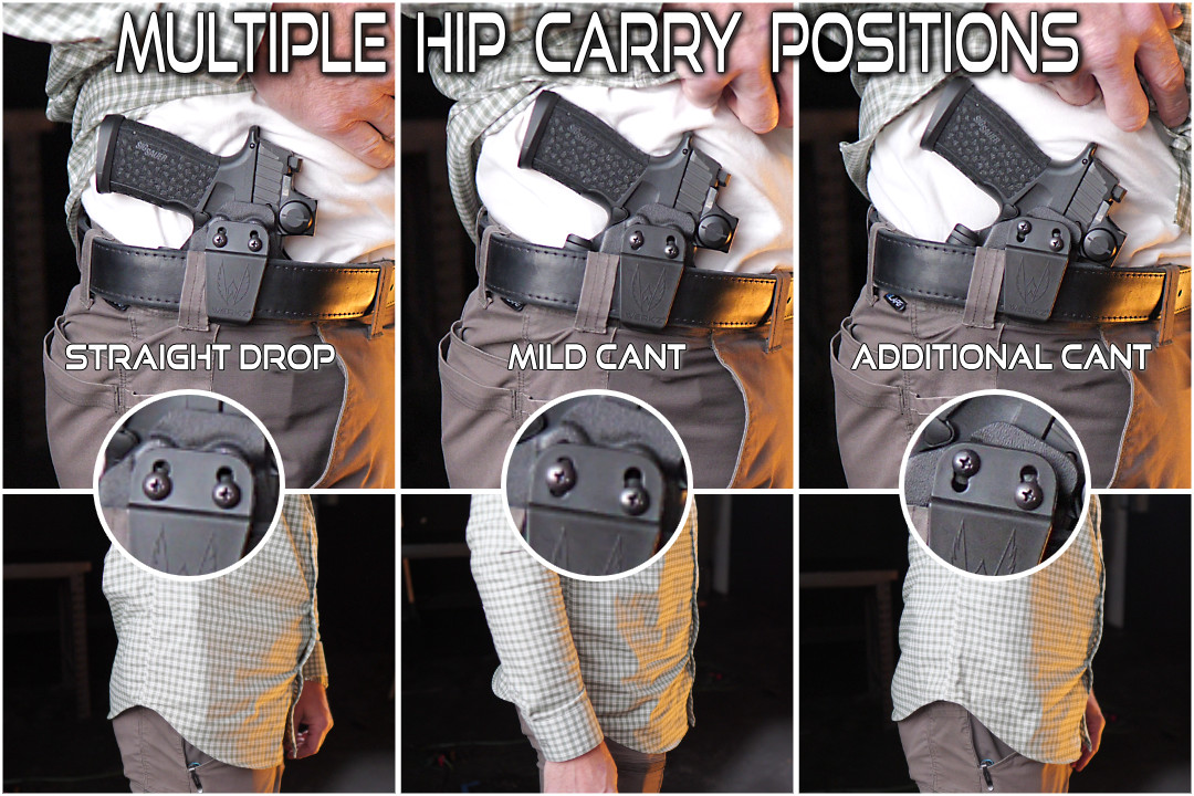 Werkz M6 IWB / AIWB Holster for Glock G19 (+More) with Streamlight TLR ...